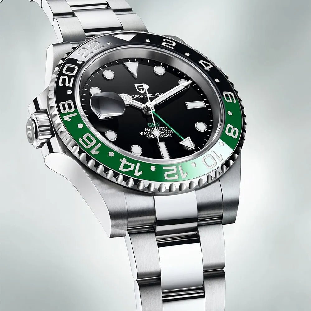 Bartichner - PD-1662 GMT Black Green - Automatic - 40mm