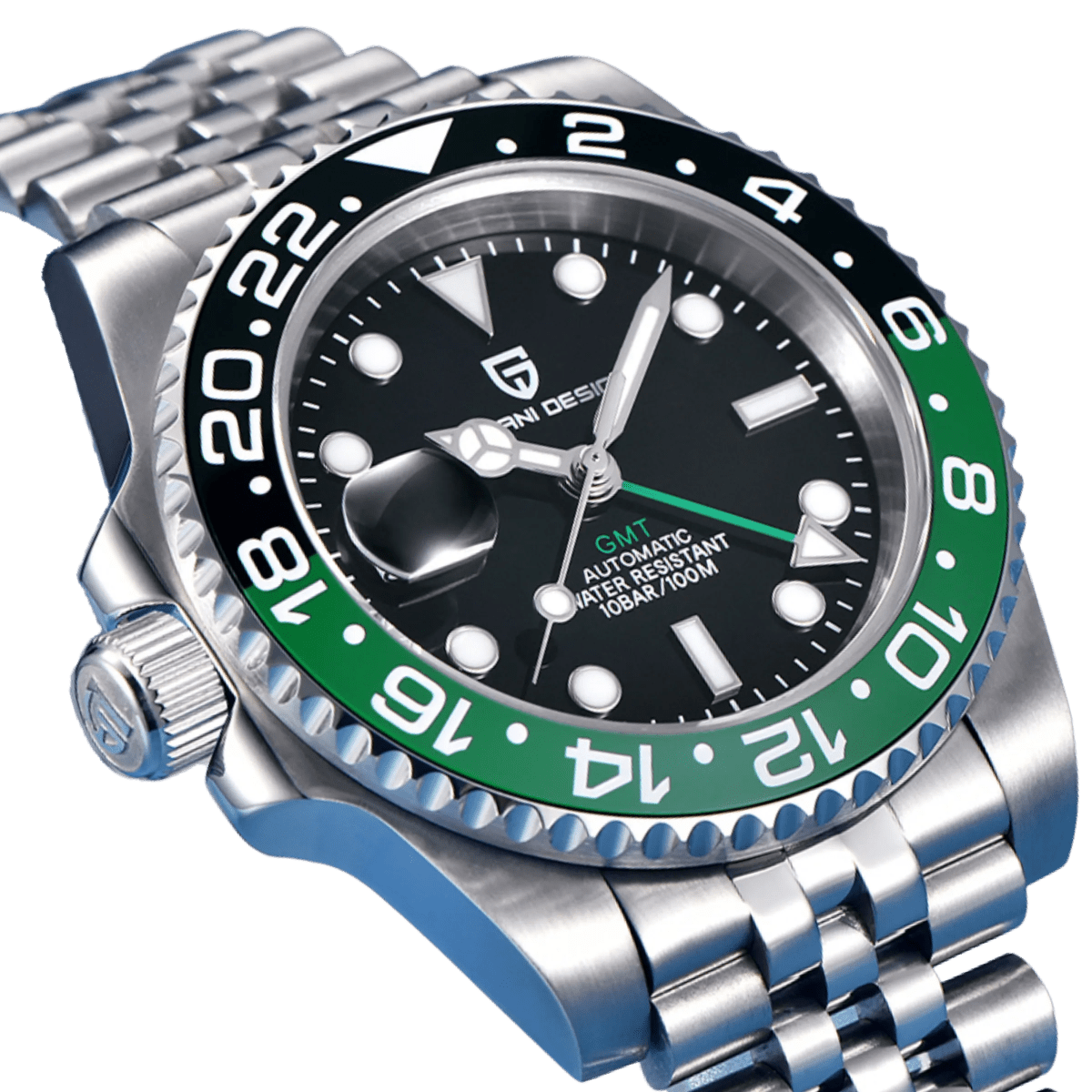 Bartichner - PD-1662 GMT Black Green - Automatic - 40mm