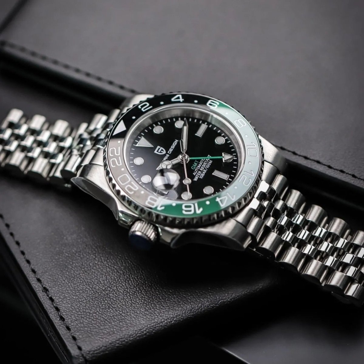 Bartichner - PD-1662 GMT Black Green - Automatic - 40mm