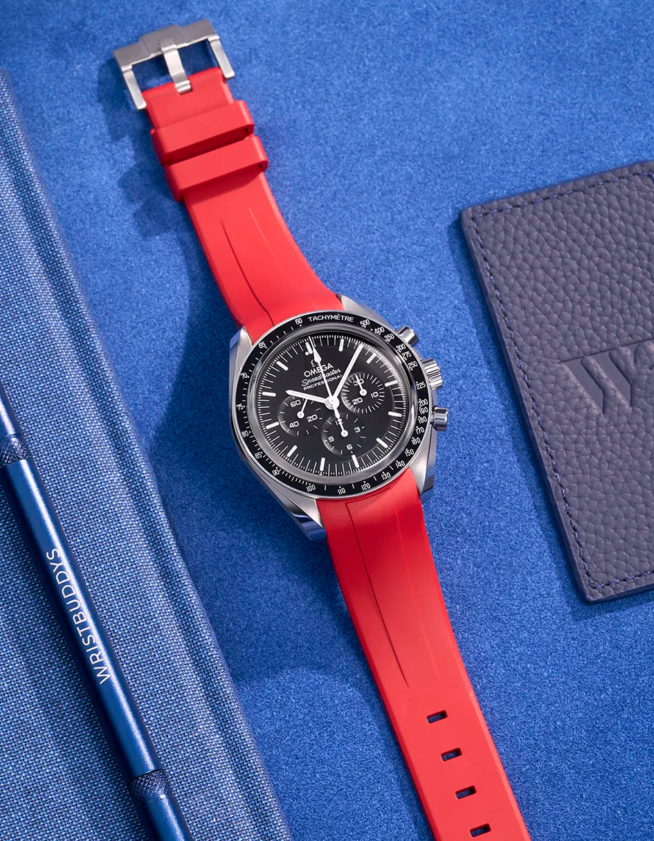 FKM Rubber Strap for Omega Speedmaster