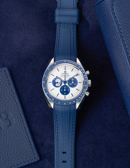 Rubber Strap for Omega Speedmaster “Silver Snoopy Award”