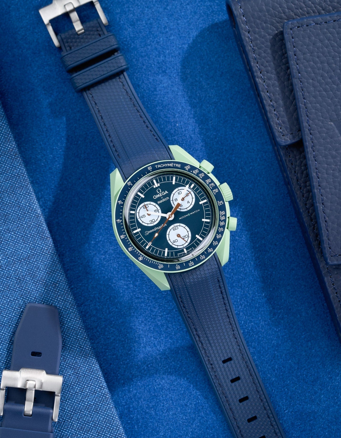 Rubber Strap for Omega X Swatch MoonSwatch Mission on Earth