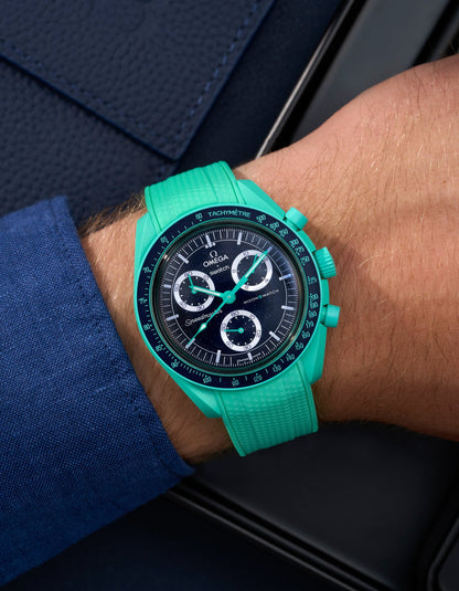 Rubber Strap for Omega X Swatch MoonSwatch Mission On Earth - Polar Lights