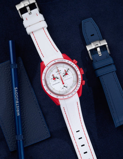 Rubber Strap for Omega X Swatch MoonSwatch Mission to Mars