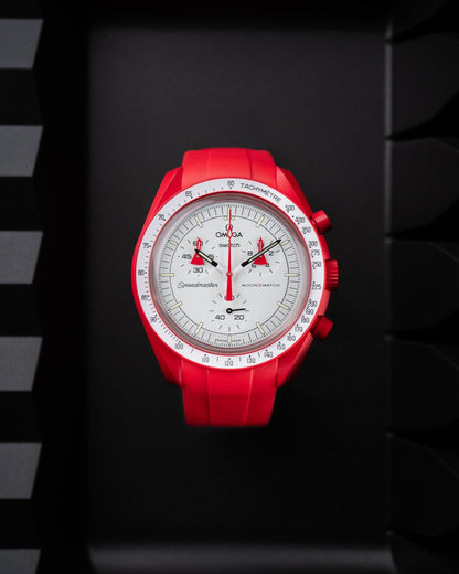 Rubber Strap for Omega X Swatch MoonSwatch Mission to Mars