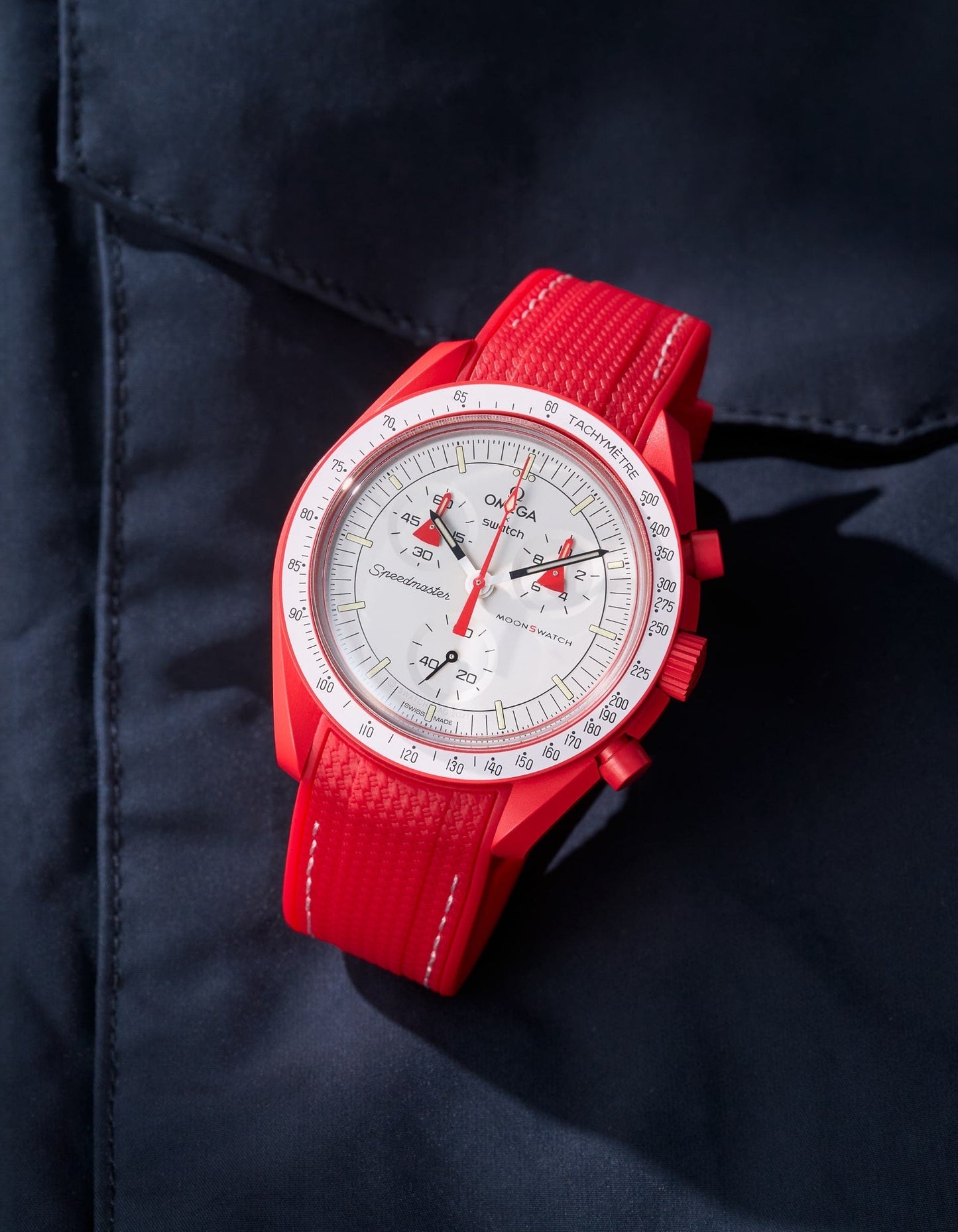 Rubber Strap for Omega X Swatch MoonSwatch Mission to Mars