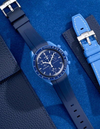 Rubber Strap for Omega X Swatch MoonSwatch Mission to Neptune