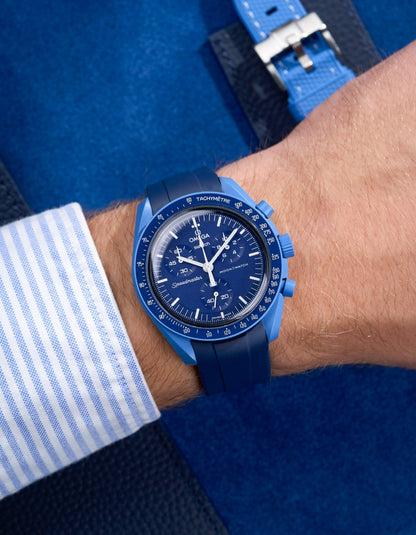 Rubber Strap for Omega X Swatch MoonSwatch Mission to Neptune
