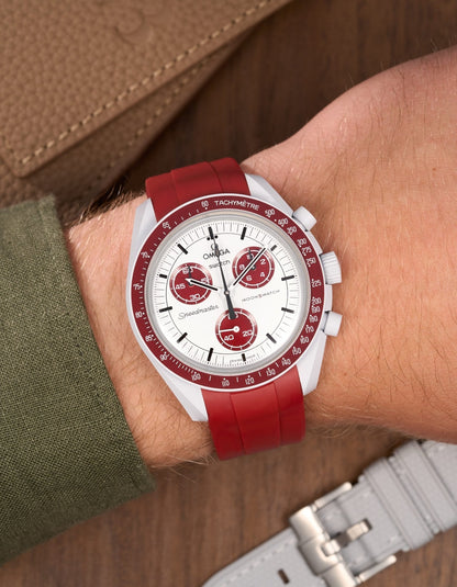 Rubber Strap for Omega X Swatch MoonSwatch Mission to Pluto