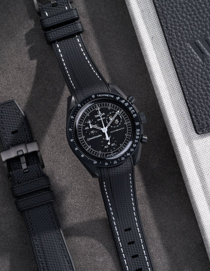 Rubber Strap for Omega X Swatch MoonSwatch Mission to The Moonphase - New Moon
