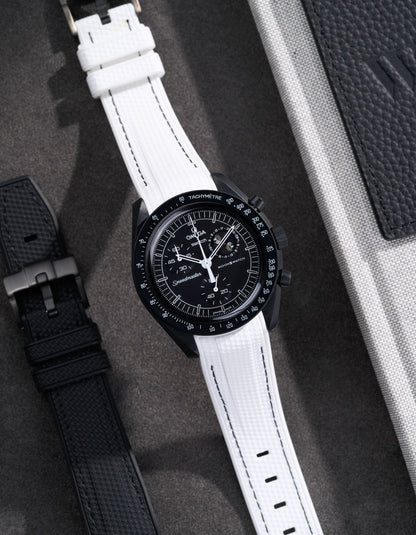Rubber Strap for Omega X Swatch MoonSwatch Mission to The Moonphase - New Moon