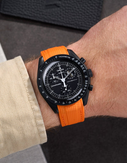 Rubber Strap for Omega X Swatch MoonSwatch Mission to The Moonphase - New Moon