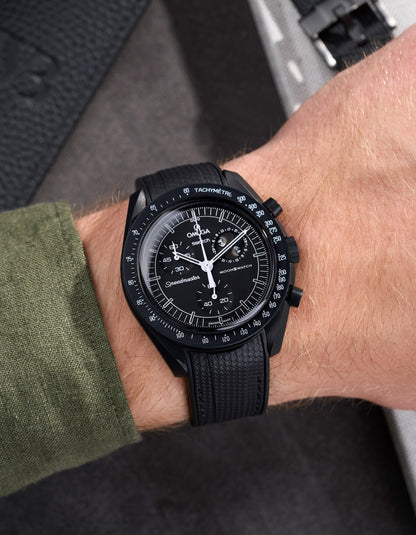 Rubber Strap for Omega X Swatch MoonSwatch Mission to The Moonphase - New Moon