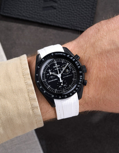 Rubber Strap for Omega X Swatch MoonSwatch Mission to The Moonphase - New Moon