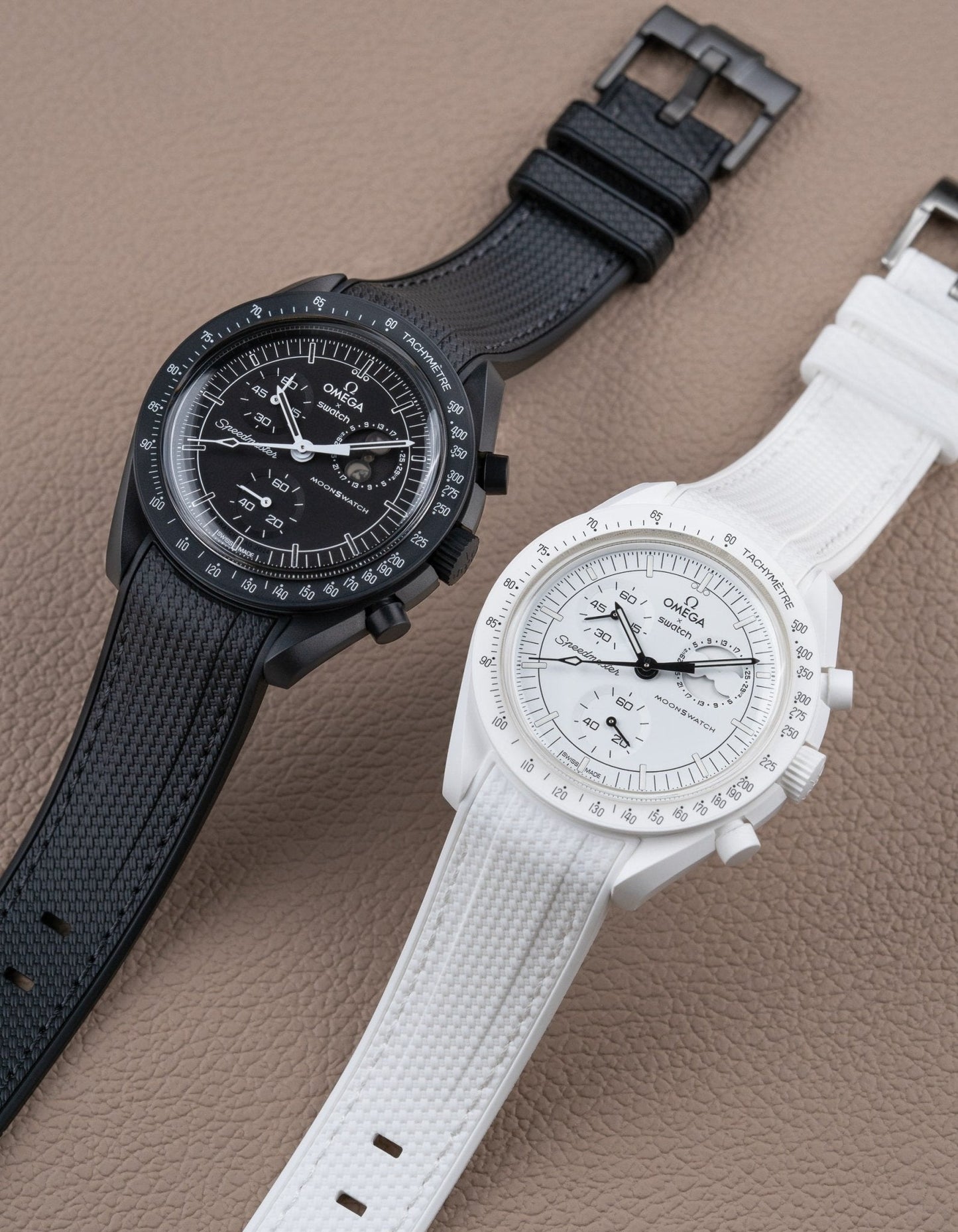 Rubber Strap for Omega X Swatch MoonSwatch Mission to The Moonphase - New Moon