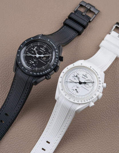 Rubber Strap for Omega X Swatch MoonSwatch Mission to The Moonphase - New Moon