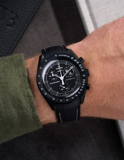 Rubber Strap for Omega X Swatch MoonSwatch Mission to The Moonphase - New Moon