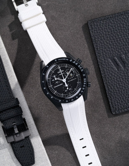 Rubber Strap for Omega X Swatch MoonSwatch Mission to The Moonphase - New Moon