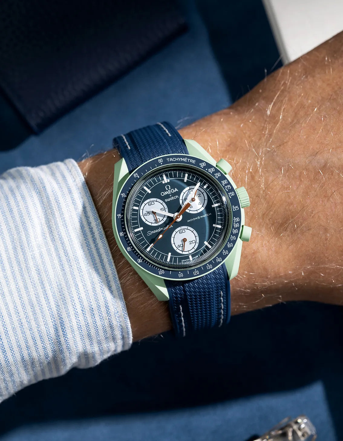 Rubber Strap for Omega X Swatch MoonSwatch Mission on Earth
