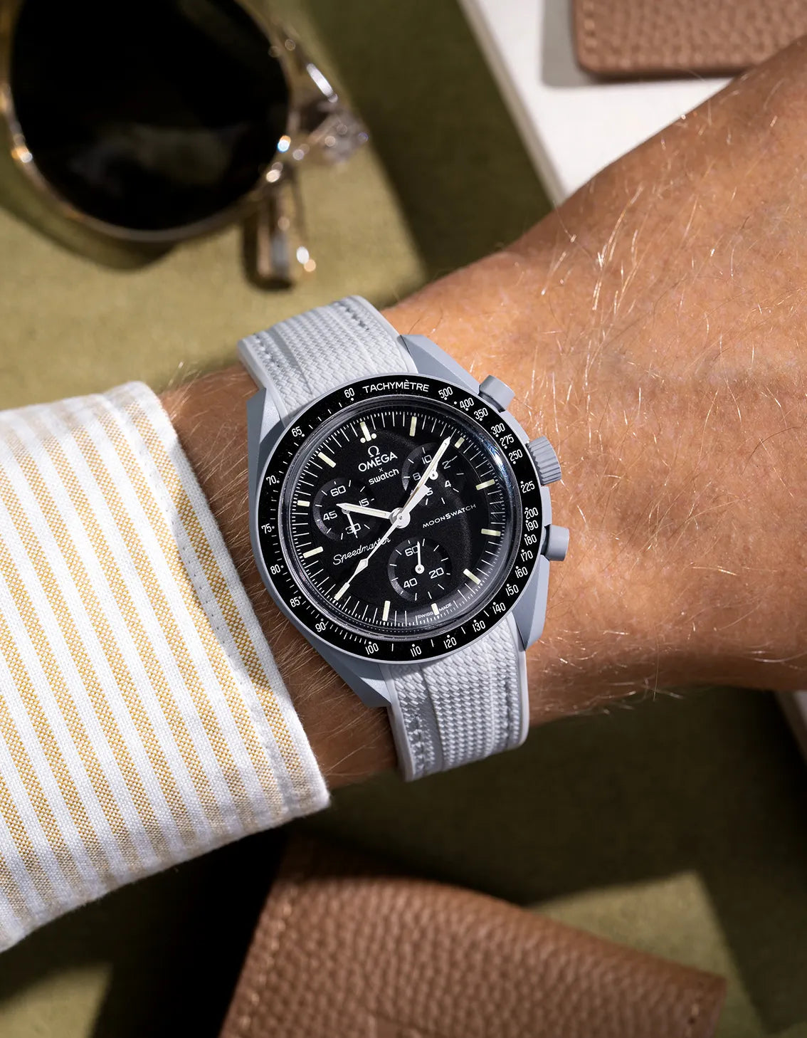 Rubber Strap for Omega X Swatch MoonSwatch Mission to the Moon