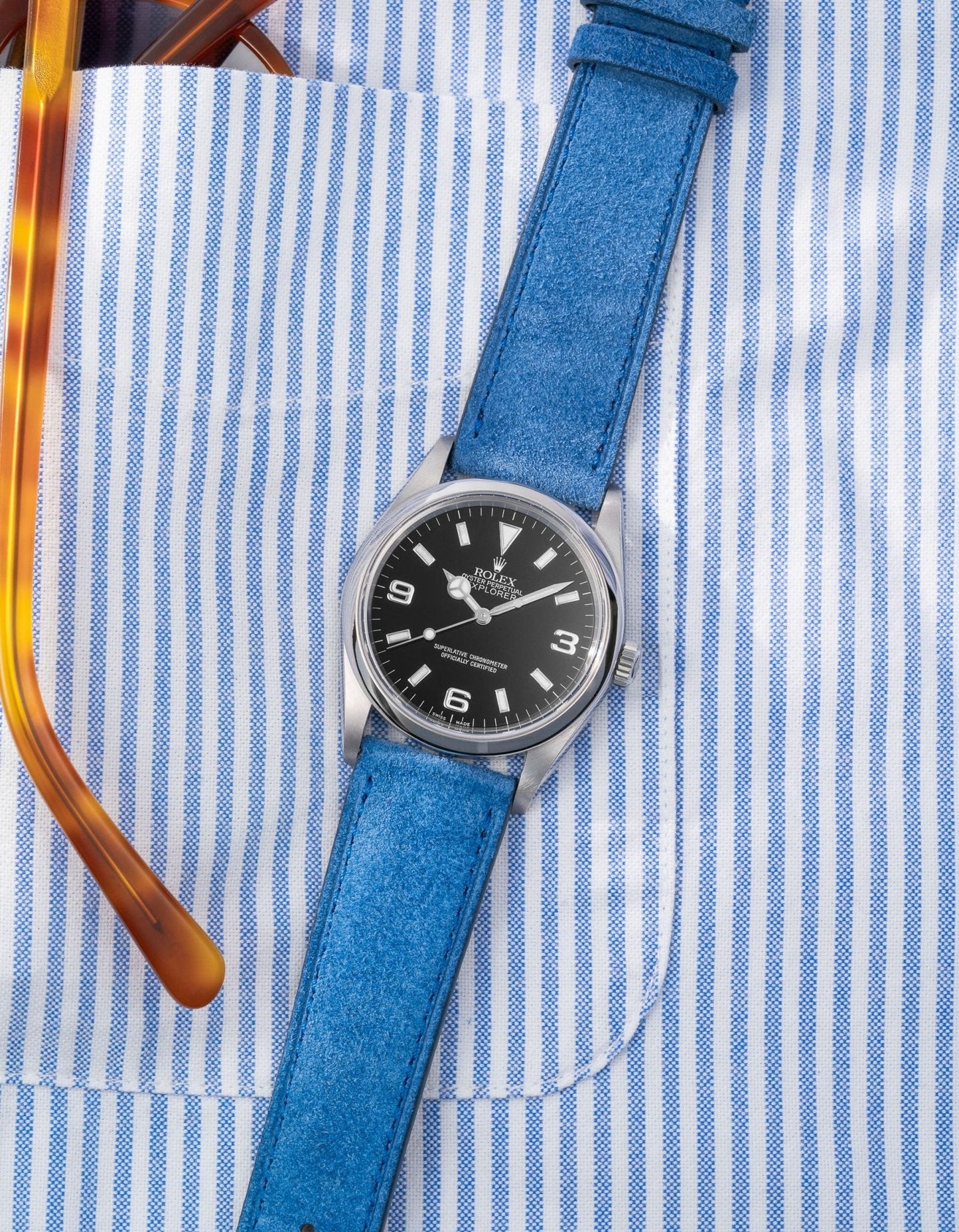 Suede Leather Strap 17mm-21mm