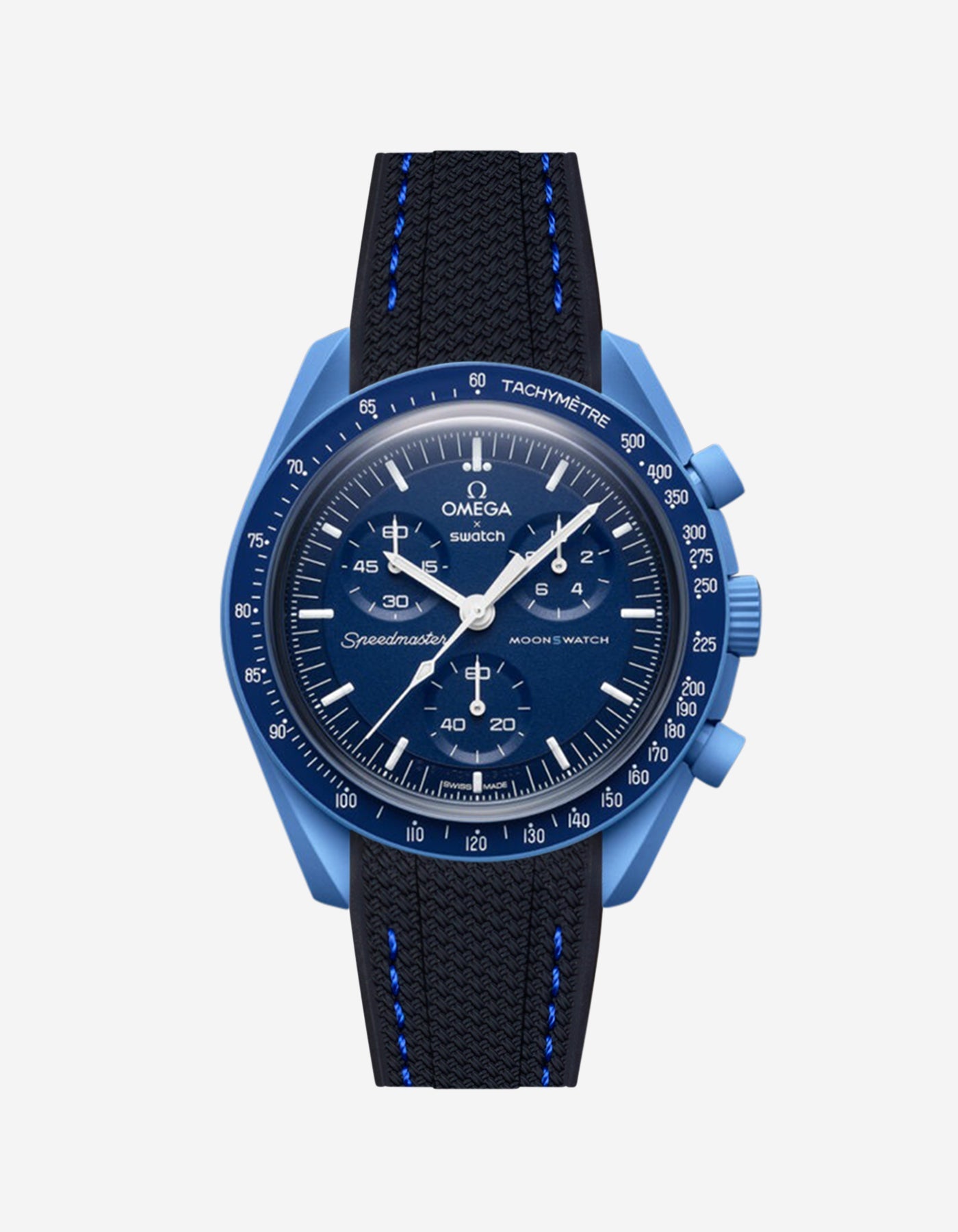 Rubber Strap for Omega X Swatch MoonSwatch Mission to Neptune