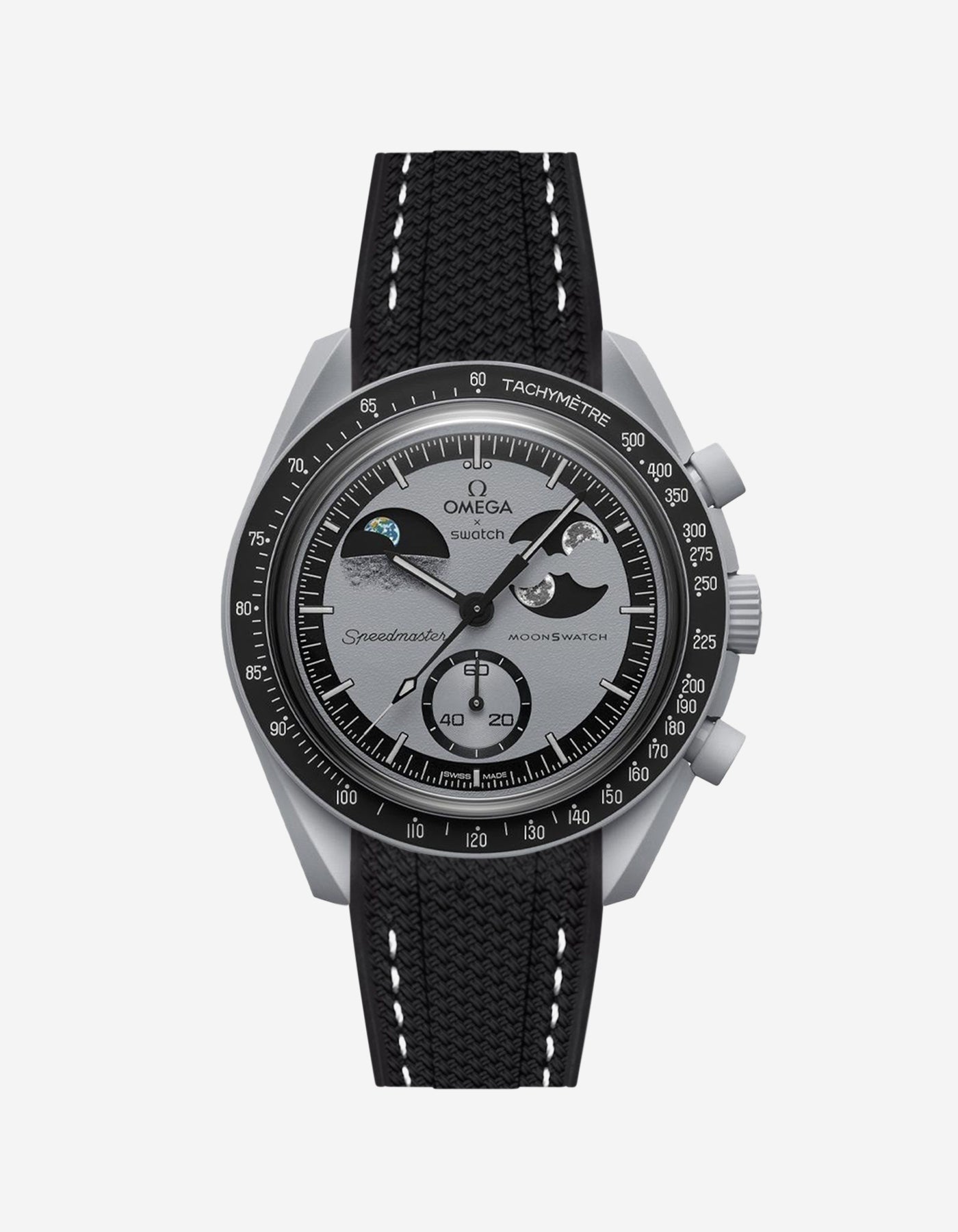 Rubber Strap for Omega X Swatch MoonSwatch Mission To EarthPhase