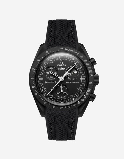 Rubber Strap for Omega X Swatch MoonSwatch Mission to The Moonphase - New Moon
