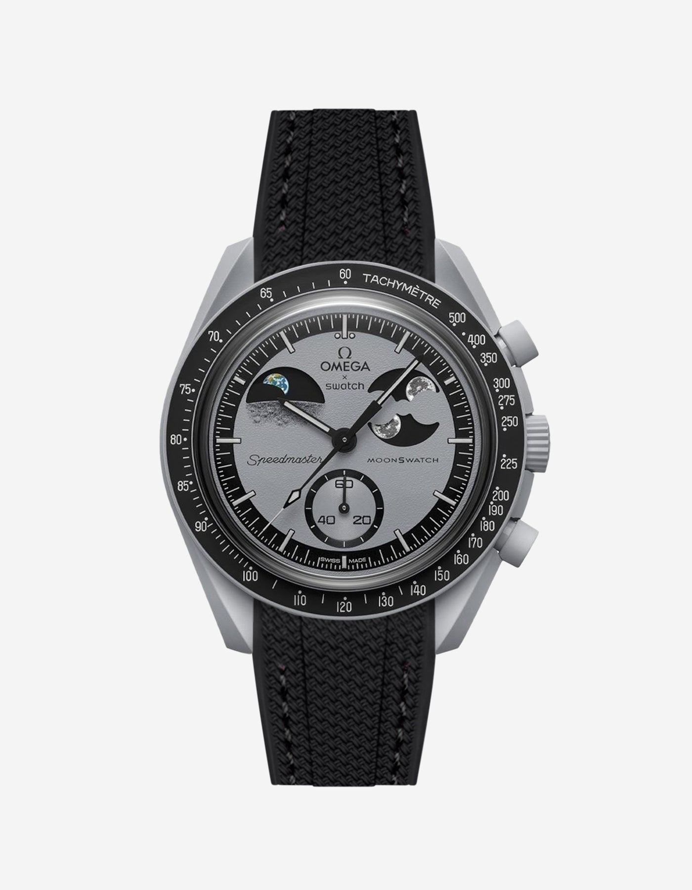 Rubber Strap for Omega X Swatch MoonSwatch Mission To EarthPhase