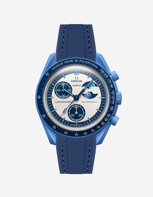 Rubber Strap for Omega X Swatch MoonSwatch Mission to the Super Blue Moonphase