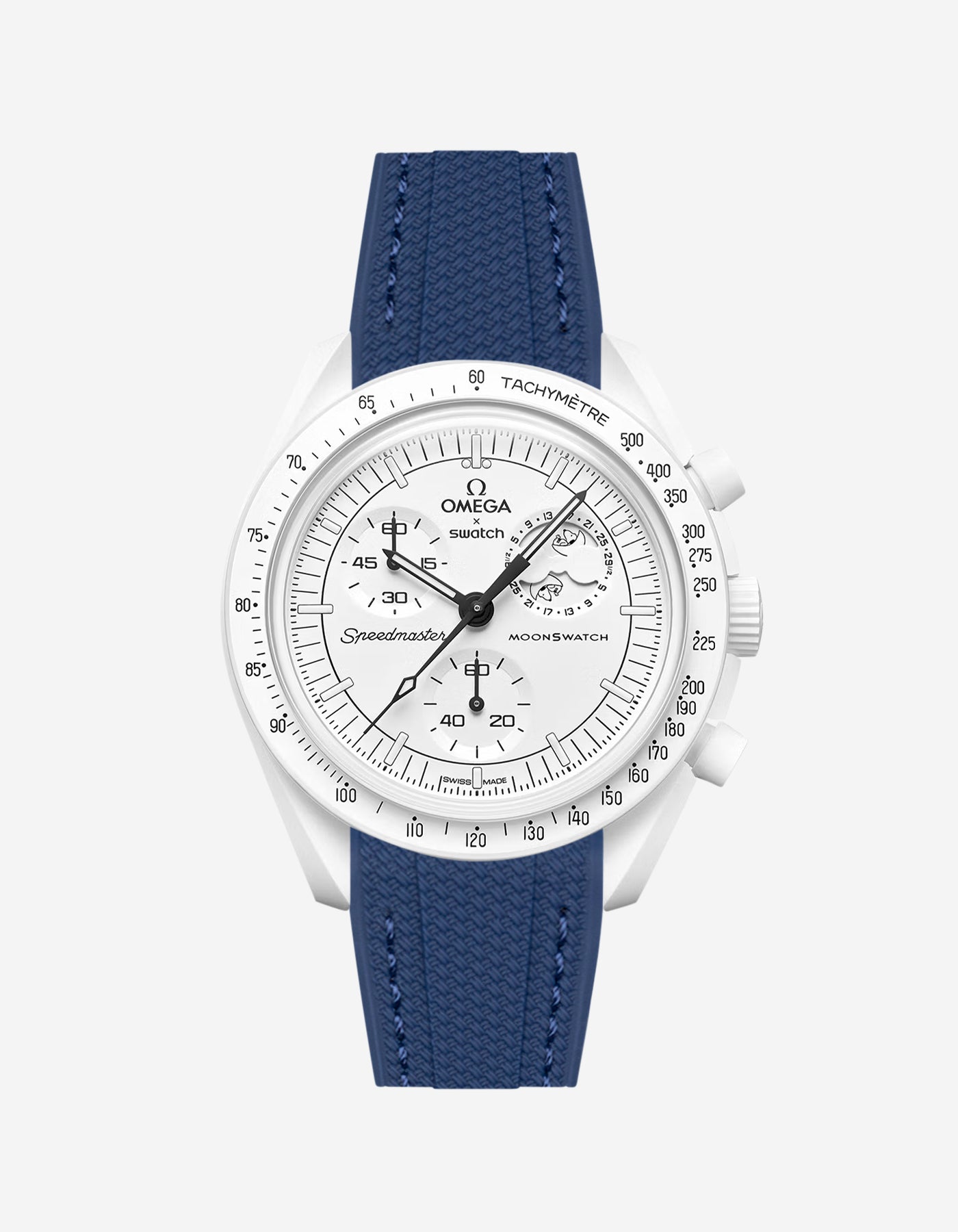 Rubber Strap for Omega X Swatch MoonSwatch Mission to The Moonphase
