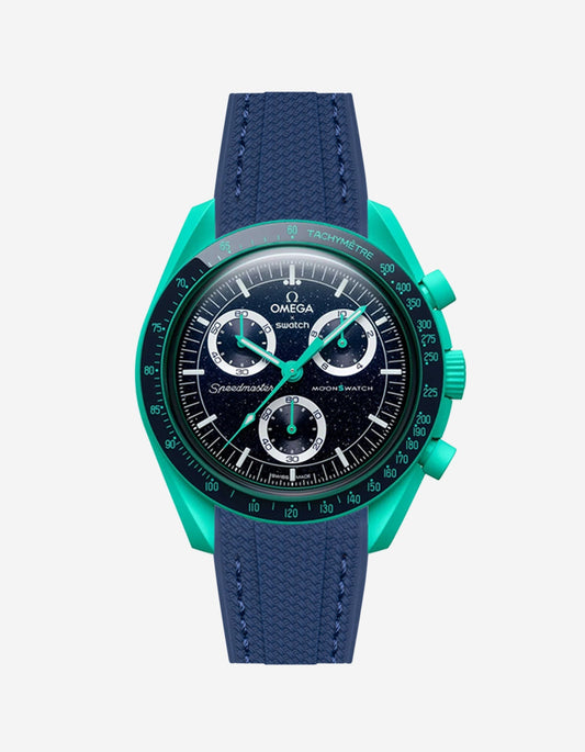 Rubber Strap for Omega X Swatch MoonSwatch Mission On Earth - Polar Lights