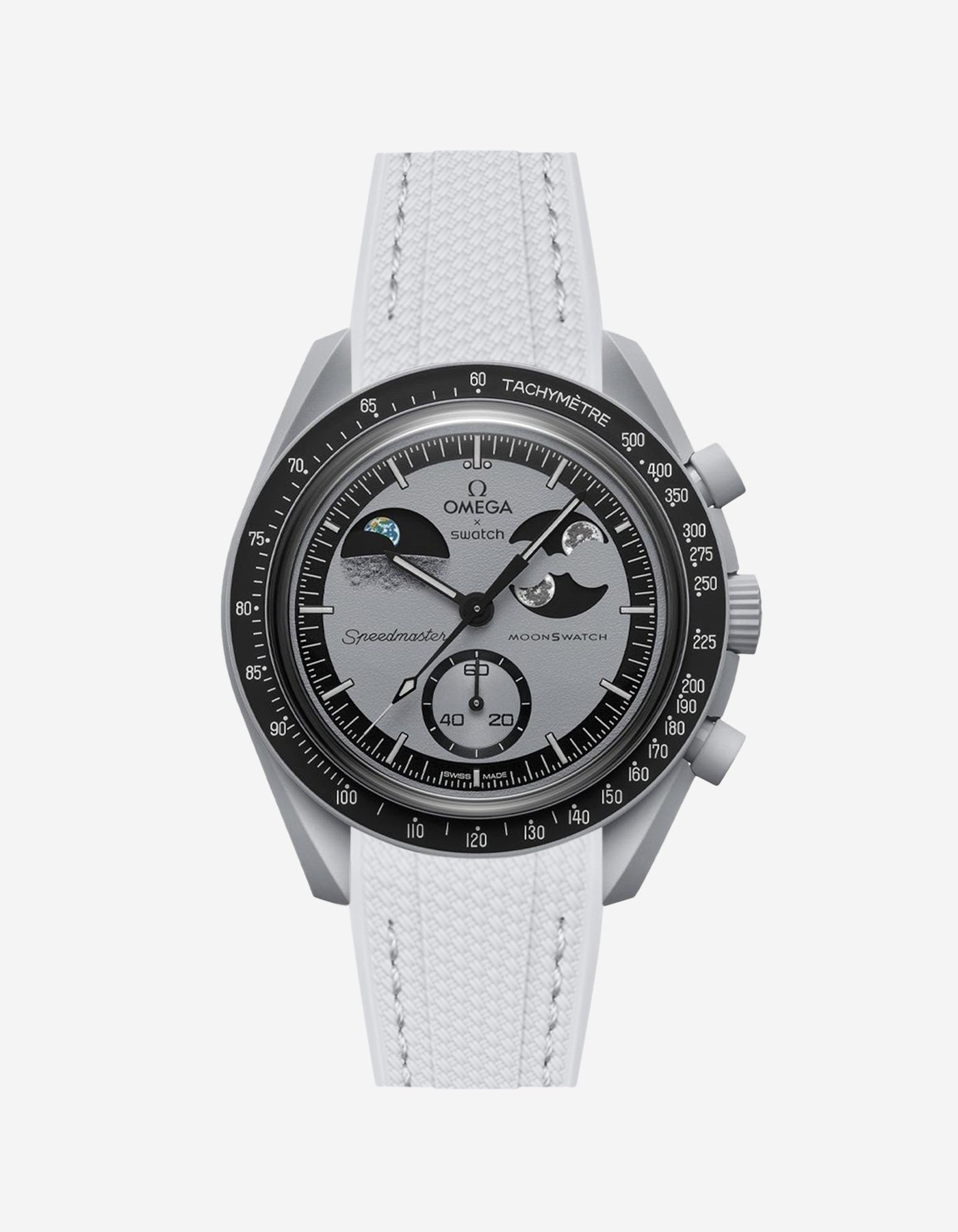 Rubber Strap for Omega X Swatch MoonSwatch Mission To EarthPhase