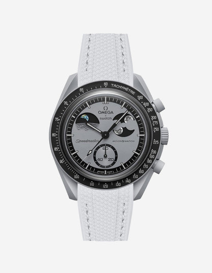 Rubber Strap for Omega X Swatch MoonSwatch Mission To EarthPhase