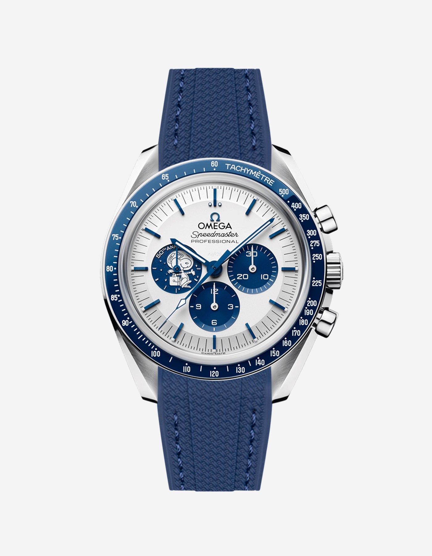 Rubber Strap for Omega Speedmaster “Silver Snoopy Award”