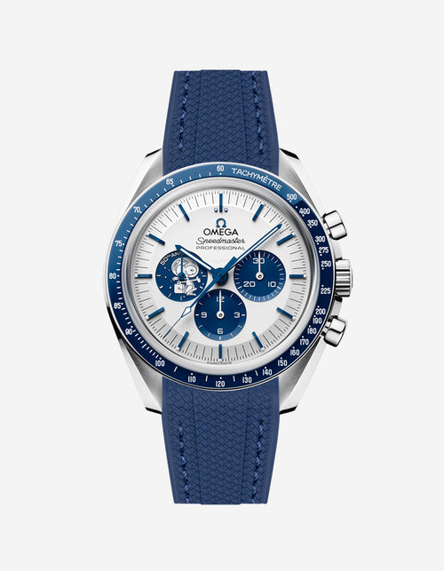 Rubber Strap for Omega Speedmaster “Silver Snoopy Award”
