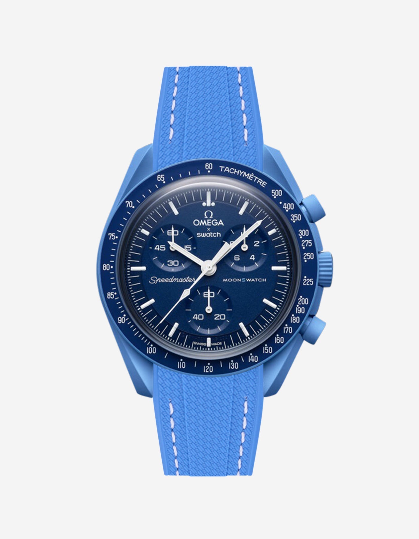 Rubber Strap for Omega X Swatch MoonSwatch Mission to Neptune