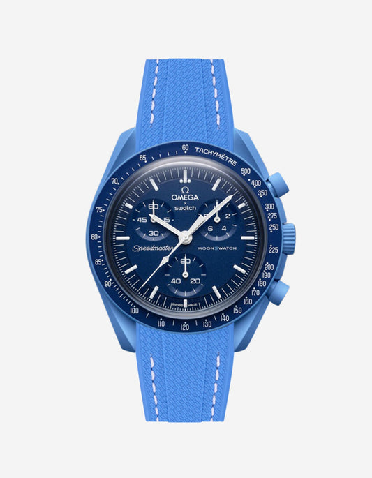 Rubber Strap for Omega X Swatch MoonSwatch Mission to Neptune