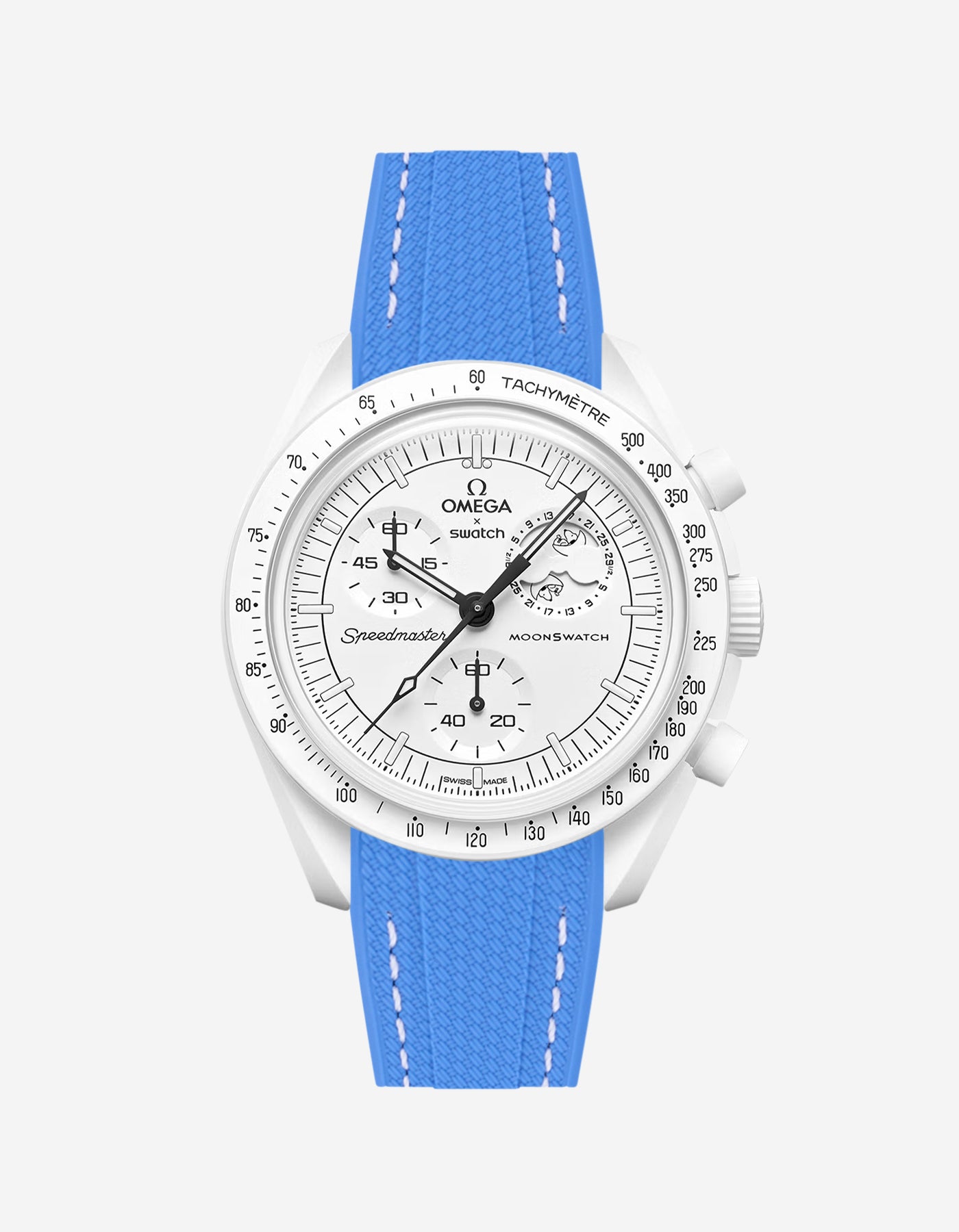 Rubber Strap for Omega X Swatch MoonSwatch Mission to The Moonphase