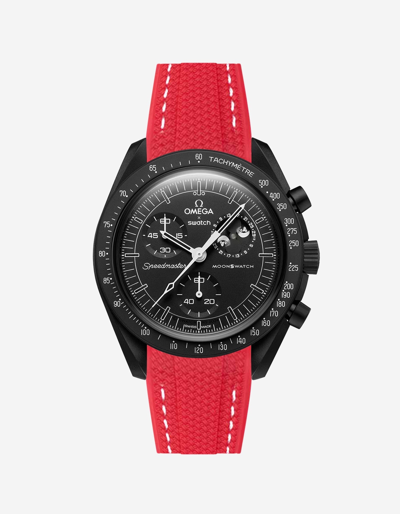 Rubber Strap for Omega X Swatch MoonSwatch Mission to The Moonphase - New Moon