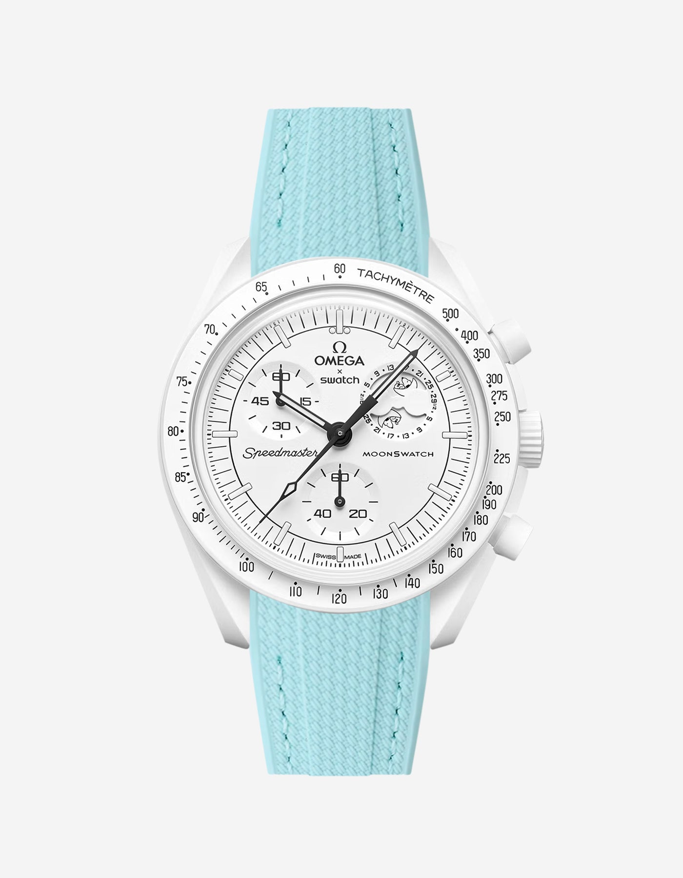 Rubber Strap for Omega X Swatch MoonSwatch Mission to The Moonphase