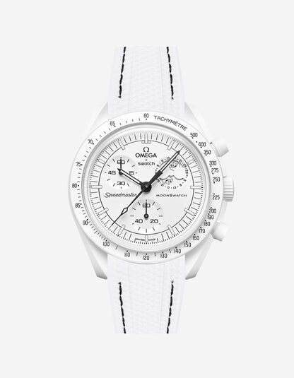 Rubber Strap for Omega X Swatch MoonSwatch Mission to The Moonphase