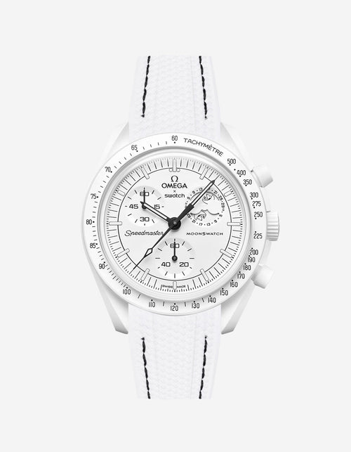 Rubber Strap for Omega X Swatch MoonSwatch Mission to The Moonphase