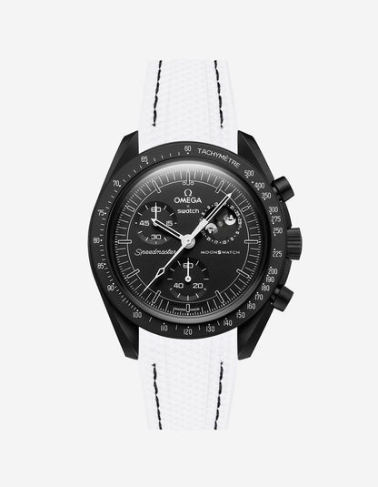 Rubber Strap for Omega X Swatch MoonSwatch Mission to The Moonphase - New Moon
