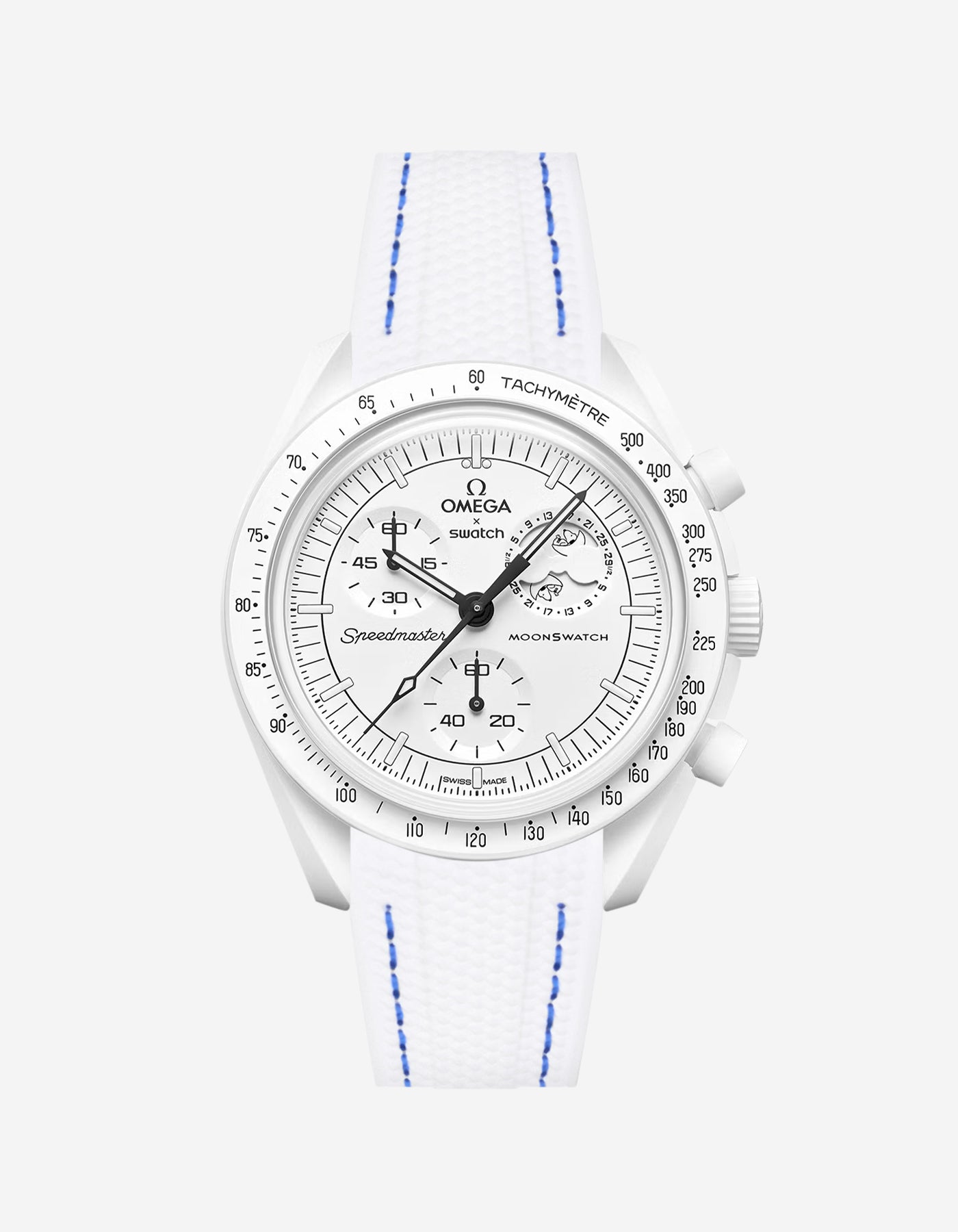Rubber Strap for Omega X Swatch MoonSwatch Mission to The Moonphase