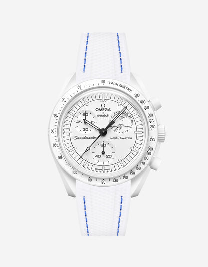 Rubber Strap for Omega X Swatch MoonSwatch Mission to The Moonphase