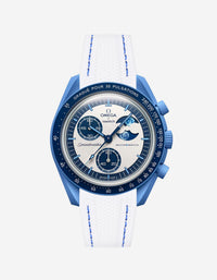 Vertech White & Blue Stitches