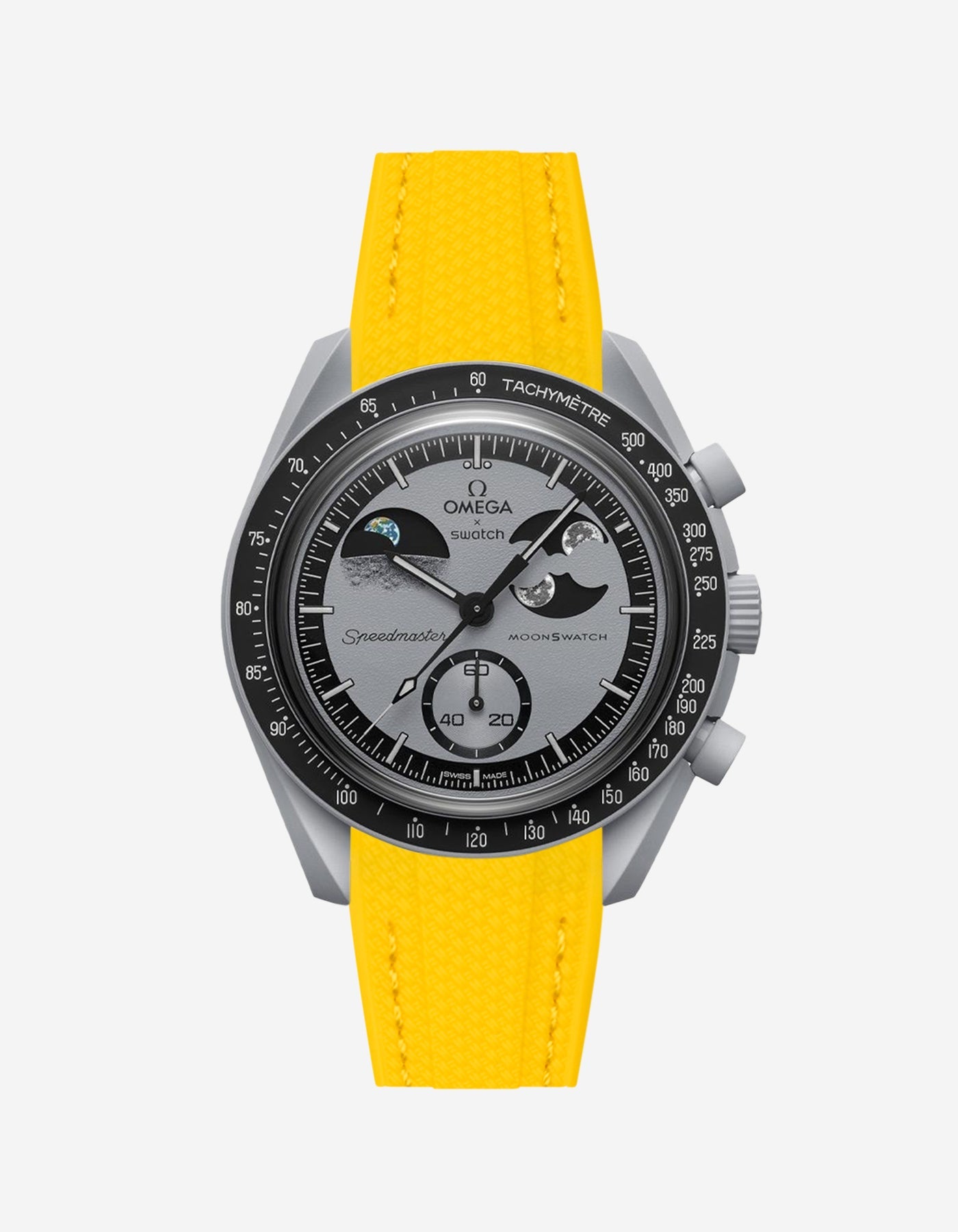 Rubber Strap for Omega X Swatch MoonSwatch Mission To EarthPhase