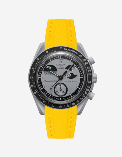 Rubber Strap for Omega X Swatch MoonSwatch Mission To EarthPhase