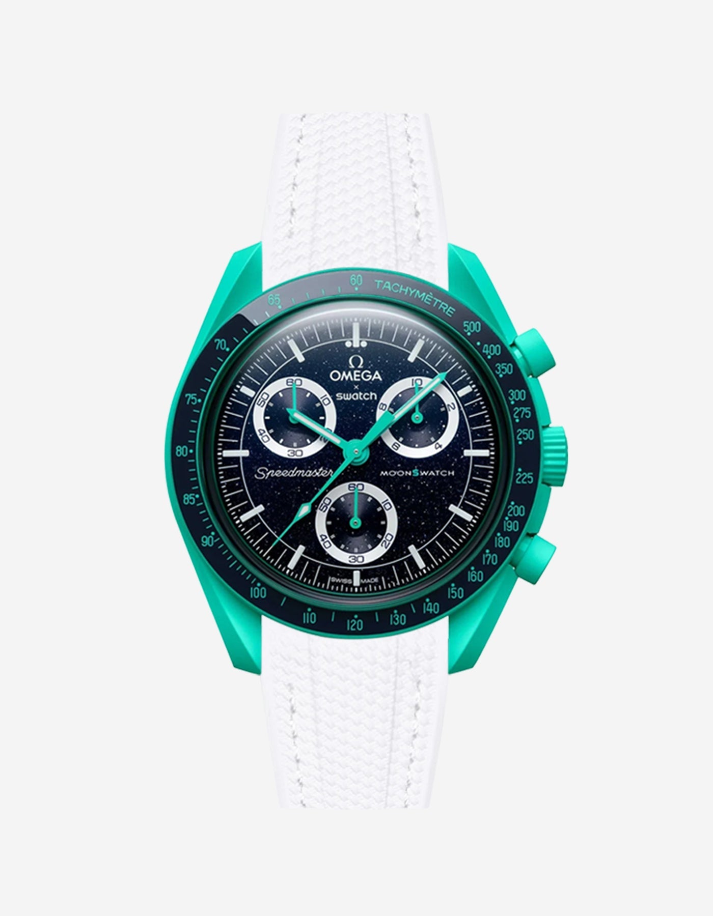 Rubber Strap for Omega X Swatch MoonSwatch Mission On Earth - Polar Lights
